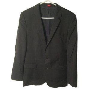 Hugo Boss Men's 2 Button Closure Black Blazer Suite Jacket Super 120 21" Chest